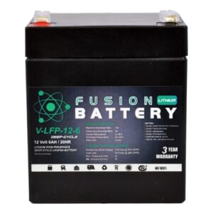 V-LFP-12-6 Fusion Lithium 12V Deep Cycle Battery