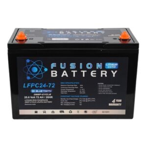 LFPC24-72 Fusion Lithium EV 24V Deep Cycle Marine Battery